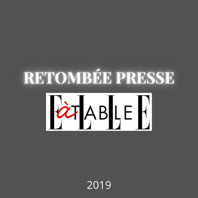 Press release ELLE a TABLE 