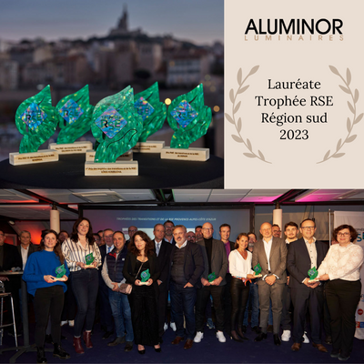 ALUMINOR est lauréate du Trophée RSE  Prix PME de la Région Sud