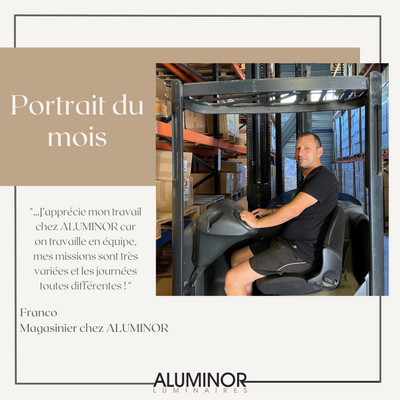 Portrait of the month: Franco, Storekeeper at ALUMINOR