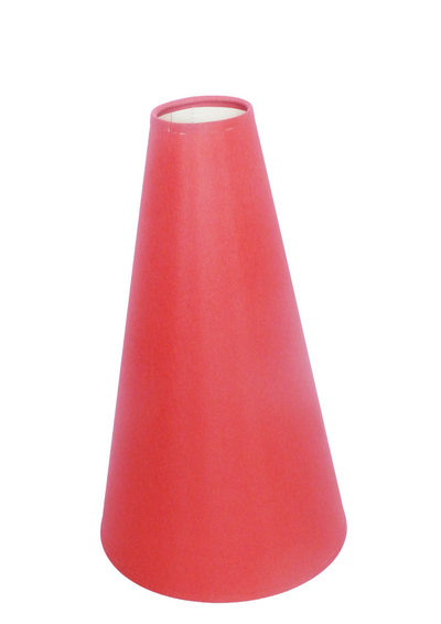 Yellow cone lampshade