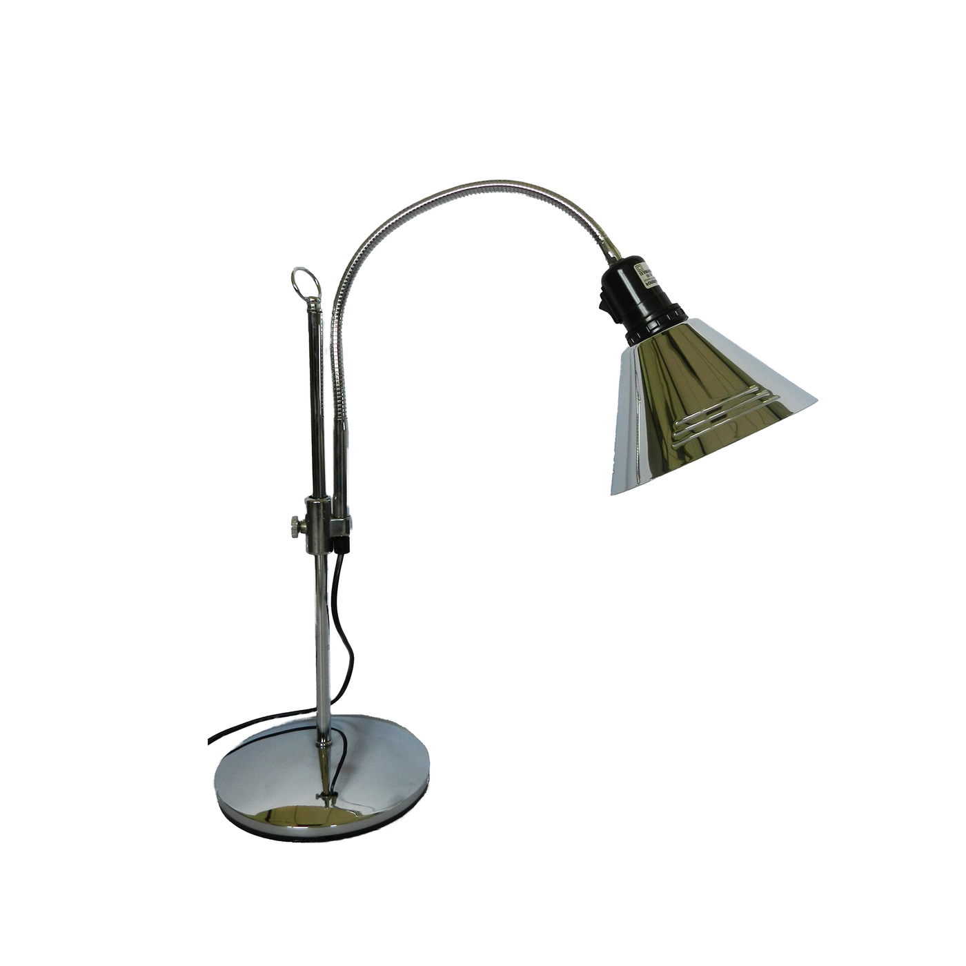 Lampe à poser chromée