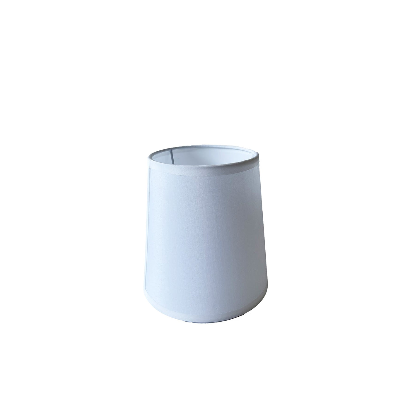 Small white conical lampshade