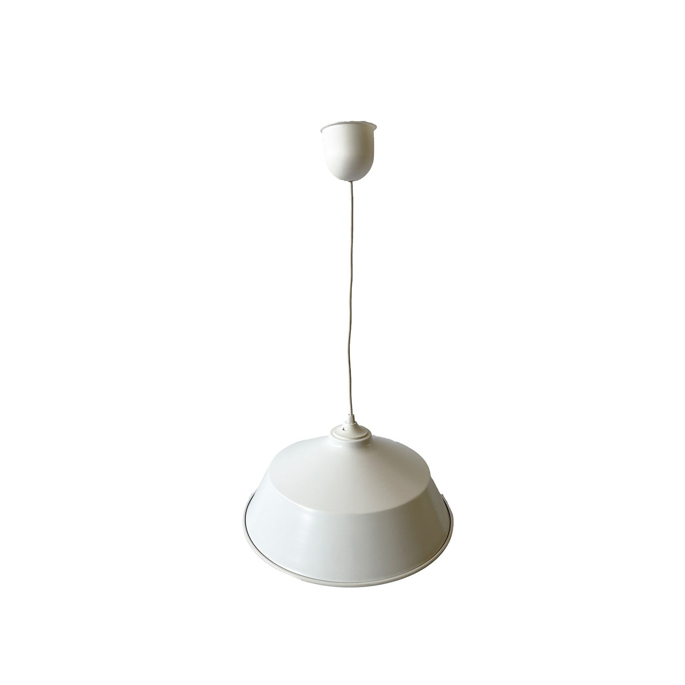 White metal pendant lamp